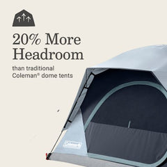 Skydome™ 4-Person Camping Tent with LED Lighting