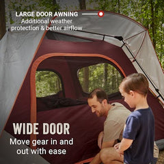 Skylodge™ 4-Person Instant Camping Tent, Blackberry