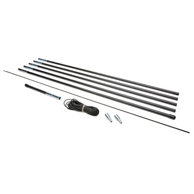 Fiberglass Tent Pole Replacement Kit, 11 mm