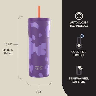 Contigo® x Ally Love Streeterville 2.0 Stainless Steel Tumbler with Straw, 24oz