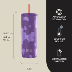 Contigo® x Ally Love Streeterville 2.0 Stainless Steel Tumbler with Straw, 24oz