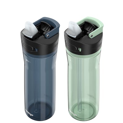 Contigo® Ashland 2.0 Water Bottle with AUTOSPOUT® Lid, 24 oz, 2-Pack