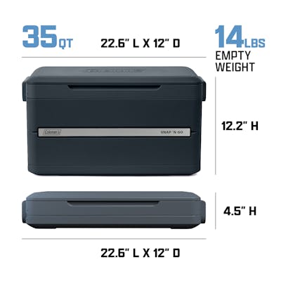 Snap 'N Go 35-Quart Collapsible Hard Cooler