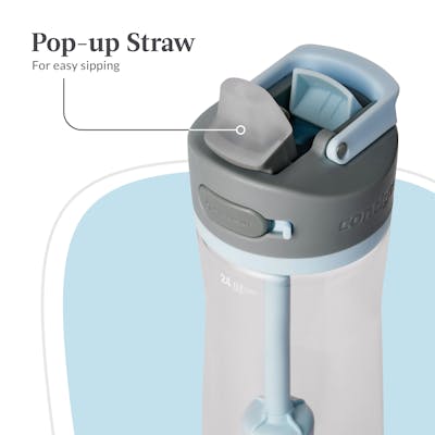 Contigo® Wells Straw Filtration Tritan Water Bottle with AUTOSPOUT® LID, 24oz