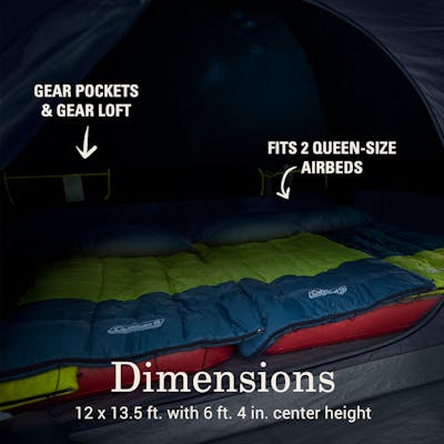Skydome™ 8-Person Screen Room Camping Tent with Dark Room™ Technology