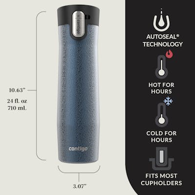 Contigo® West Loop 3.0 Stainless Steel Travel Mug with AUTOSEAL® Lid, 24oz