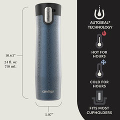 Contigo® West Loop 3.0 Stainless Steel Travel Mug with AUTOSEAL® Lid, 24oz