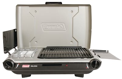 Deluxe Tabletop Propane 2-in-1 Grill/Stove, 2-Burner