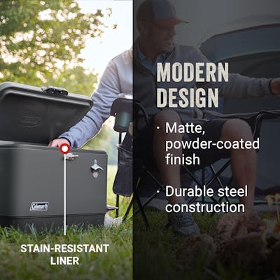 Reunion™ 54-Quart Steel Belted® Matte Cooler, Midnight