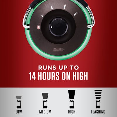 1000 Lumens LED Lantern with BatteryGuard™, Green