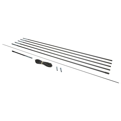 Fiberglass Tent Pole Replacement Kit, 6.3mm