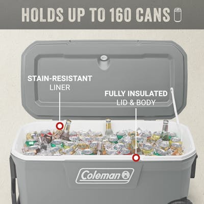 Classic Series 100-Quart Wheeled Cooler