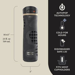 Contigo® x Ally Love Jackson Chill 2.0 Stainless Steel Water Bottle with AUTOPOP® Lid, 24oz