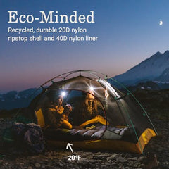 PEAK1™ 20°F Mummy Down Sleeping Bag - Regular