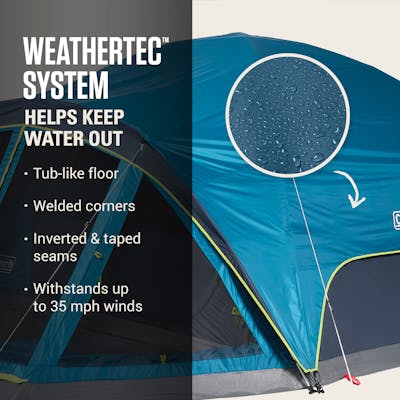 Skydome™ 8-Person Screen Room Camping Tent with Dark Room™ Technology