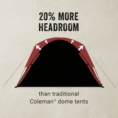 Skydome™ 4-Person Camping Tent with Full-Fly Vestibule, Evergreen
